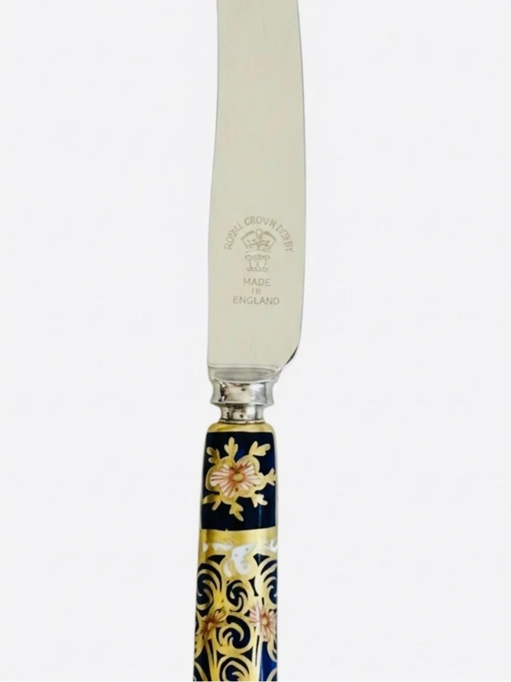 Royal Crown Derby Traditional Imari Design Tea / Butter Knife Discontinued